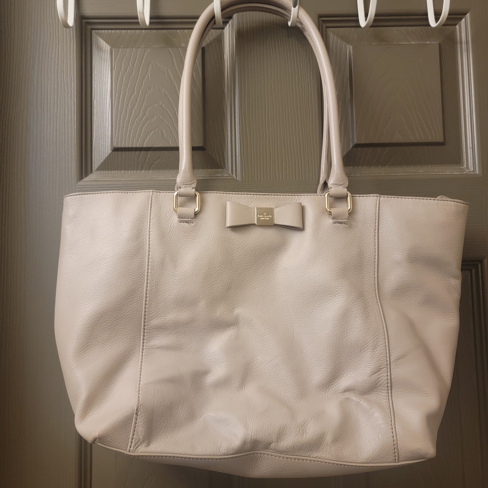 Kate Spade REHAB/ PROJECT Soft Beige Tote Bag